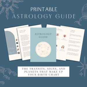 Astrology Guide - Birth Chart - Natal Chart - Astrology Basics - Astrology Cheat Sheet