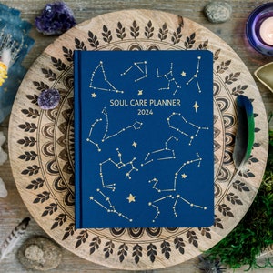 2024 Soul Care Planner - Moon Phase Planner - Moon Phase Calendar - Yearly Planner - Astrology Planner - Selfcare Planner