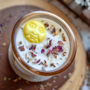 Full MoonSoy Wax Candle - Astrology Candle - Wicca Candle - Magic Candle