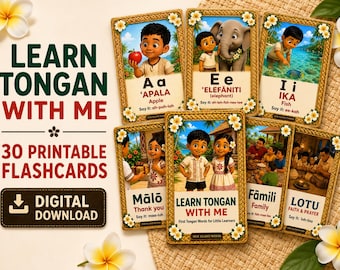 Learn Tongan with me: First Set