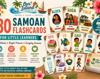 Learn Samoan with me - Set 1: First Words