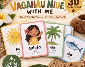 Learn Vagahau Niue With Me: First Set