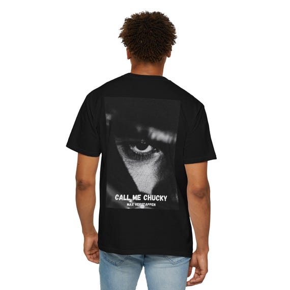 Max Verstappen Inspired Vintage Racing Tee | “Call Me Chucky” F1 Shirt