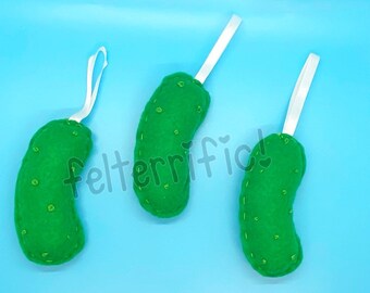 Handmade Felt Christmas Pickle