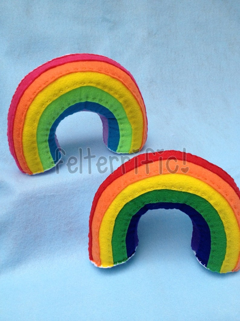 Rainbow Tooth Fairy Pillow image 2