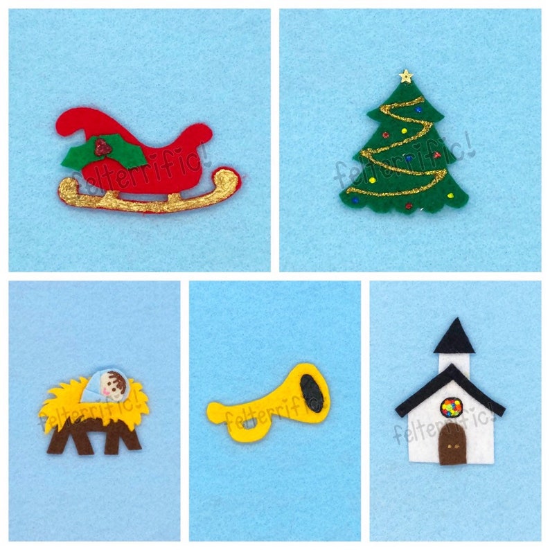 Set Of 24 Handmade Advent Calendar Ornaments Etsy Set Of 24 Handmade Advent Calendar Ornaments Etsy