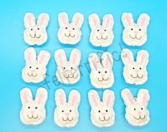 Handmade Mini Felt Bunny Ornaments Choose your quantity 6, 12, 18, or 24