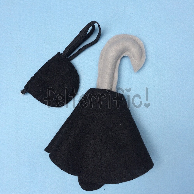 Handmade Felt Play Pirate Hook and Eye Patch Etsy