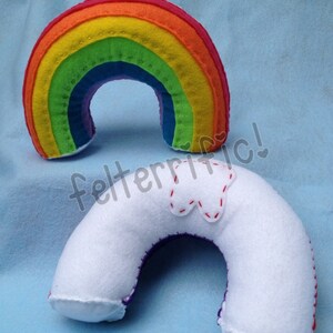 Rainbow Tooth Fairy Pillow image 3