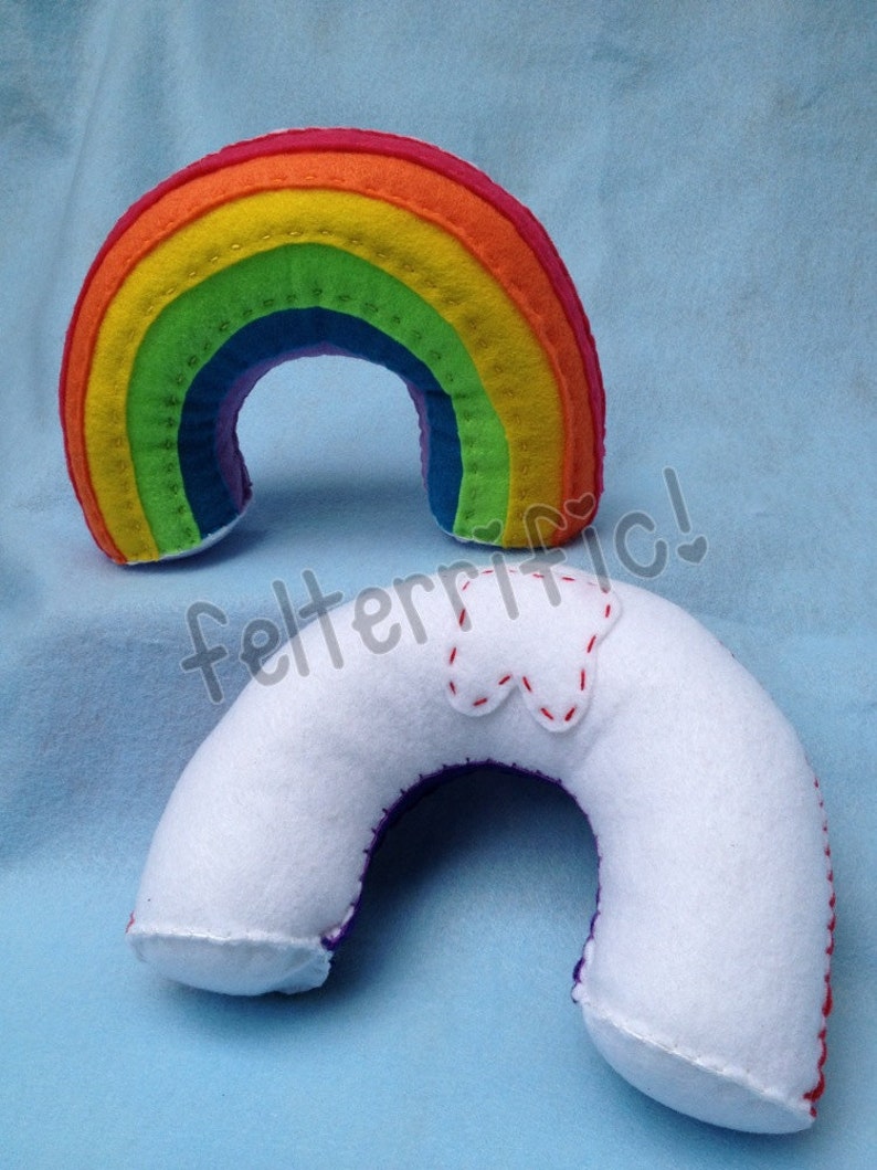 Rainbow Tooth Fairy Pillow image 3