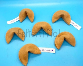 Felt Fortune Cookies Party Favors