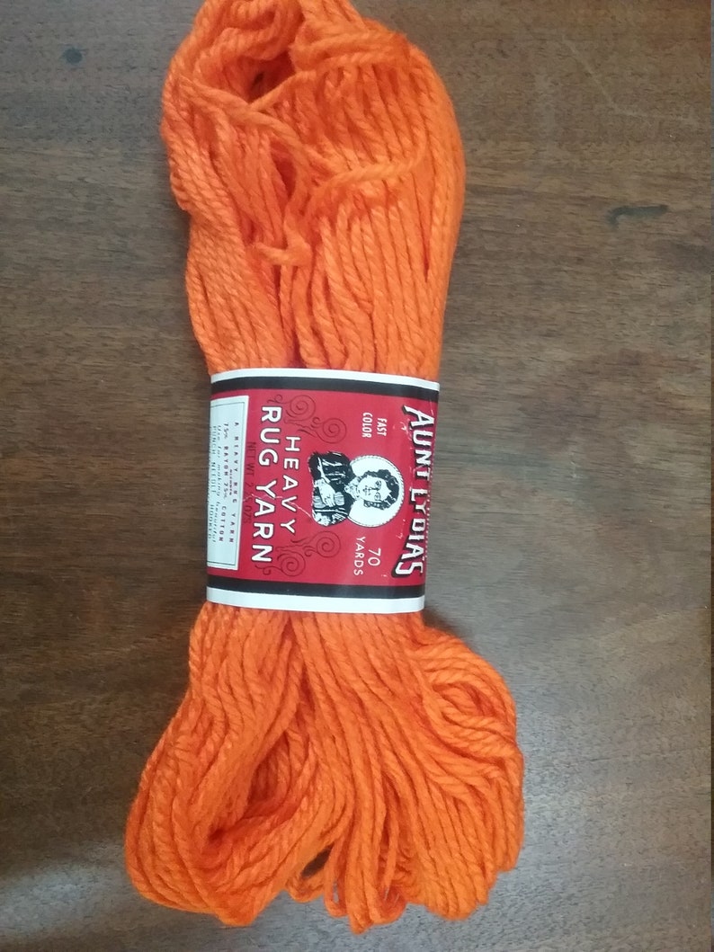 Aunt Lydia's Heavy Rug Yarn 70yards 75 Rayon 25 Cotton Etsy