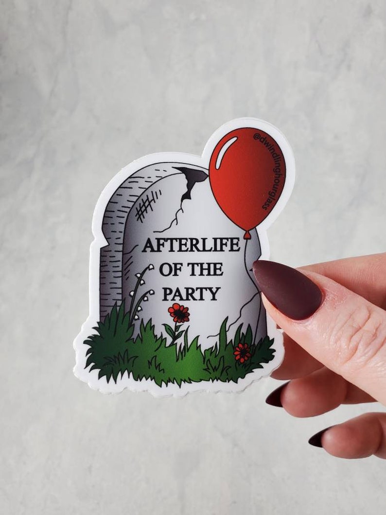 TOMBSTONE STICKER, Grave Sticker, Vinyl Sticker, Horror Sticker ...