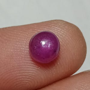 100% Natural Top Quality Pink Ruby star Cabochon Loose Gemstone Attractive Look beautiful Ruby star Jewelry making Ring 6.80x5.50mm 2.85 Ct