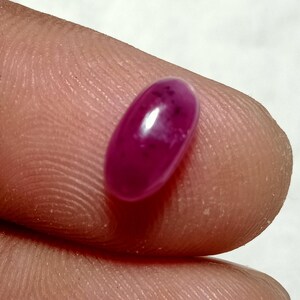 100% Genuine Natural Top Quality Pink Burma Ruby Cabochon Loose Gemstone Attractive Look beautiful Ruby Jewelry making 5x10x4.50mm 2.75 Ct