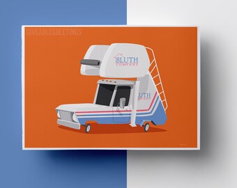 Arrested Development Staircar Cartoon Art Print