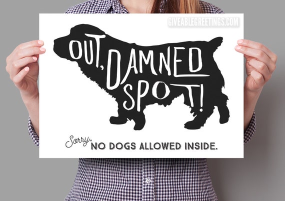 funny no dogs allowed signs