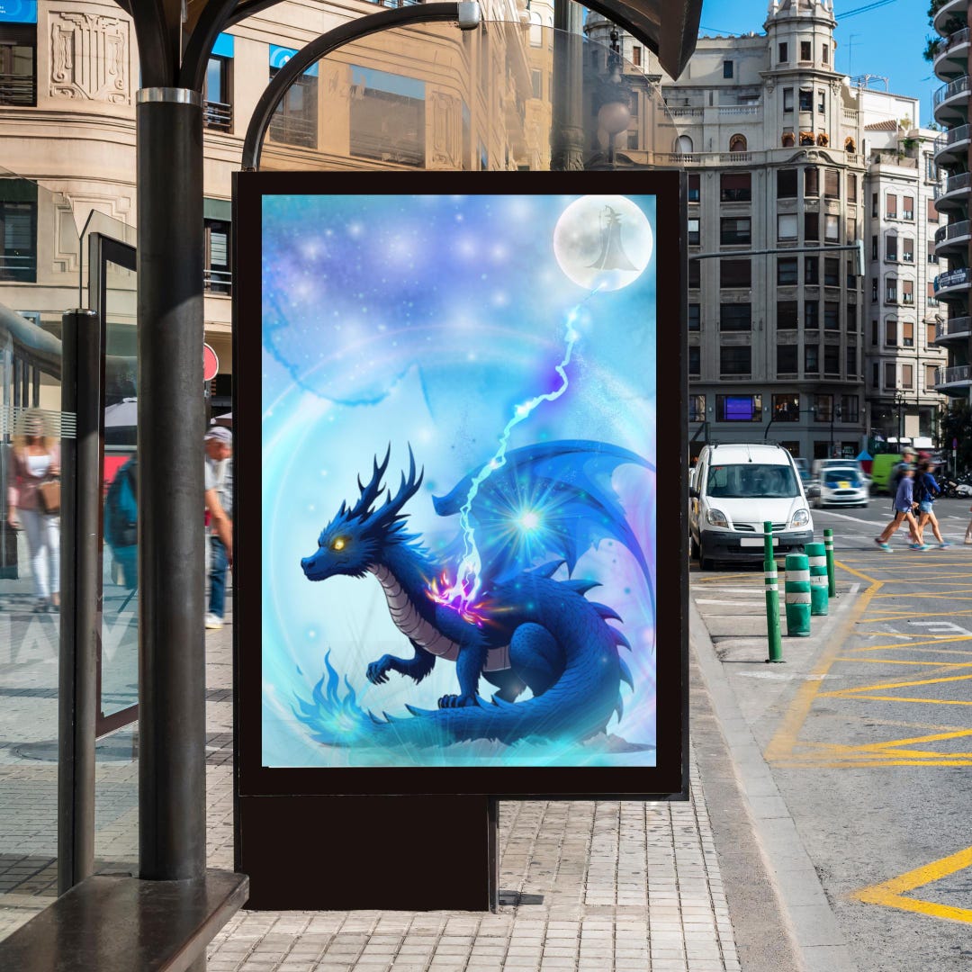 dragon-wall-art-printable-fantasy-wall-art-digital-download-etsy