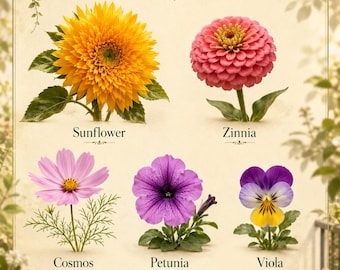 Balcón en Flor — Kit de semillas para jardín de flores en maceta compacta, regalo para espacios pequeños