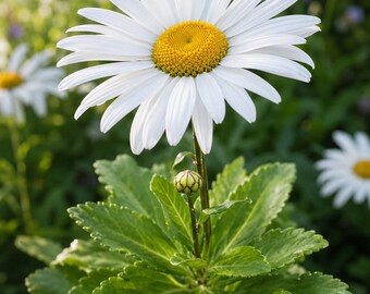 3 plantas de margarita de Montauk a raíz desnuda: una planta perenne blanca y resistente, ideal para jardines de otoño.