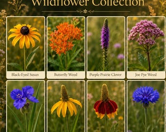 Field of Wings — Grand Native Pollinator Wildflower Seed Collection