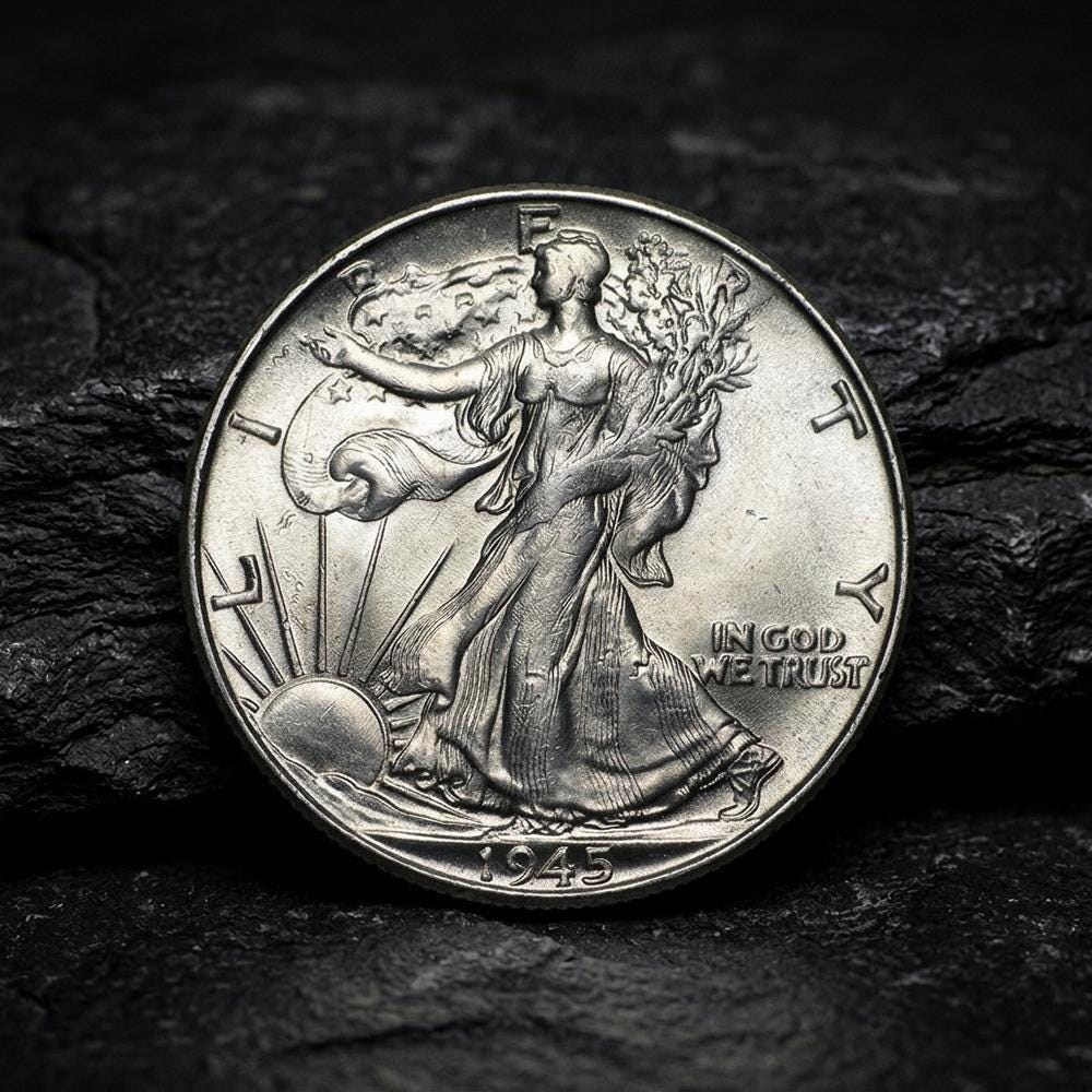 1945 half dollar - Etsy 日本