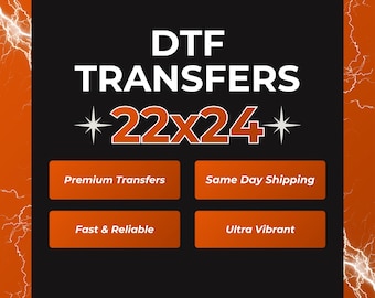 Custom DTF Transfer: Gang Sheets, Heat Transfers, Full Color Direct to Film