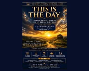 Este es el día / Kit de herramientas para sermones / Salmo 118:24 / Bosquejo de sermón, devocional, estudio en grupo pequeño / Recurso para pastores / Kit de herramientas para el ministerio