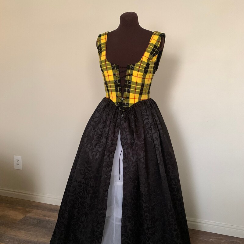 MacLeod Yellow Plaid Tartan Dress main image 0