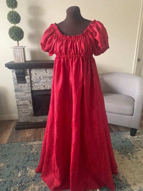 red bridgerton dress Buy Burgundy Red Bridgerton Dress Only at Wonderlandbylilian Size 2 / Red