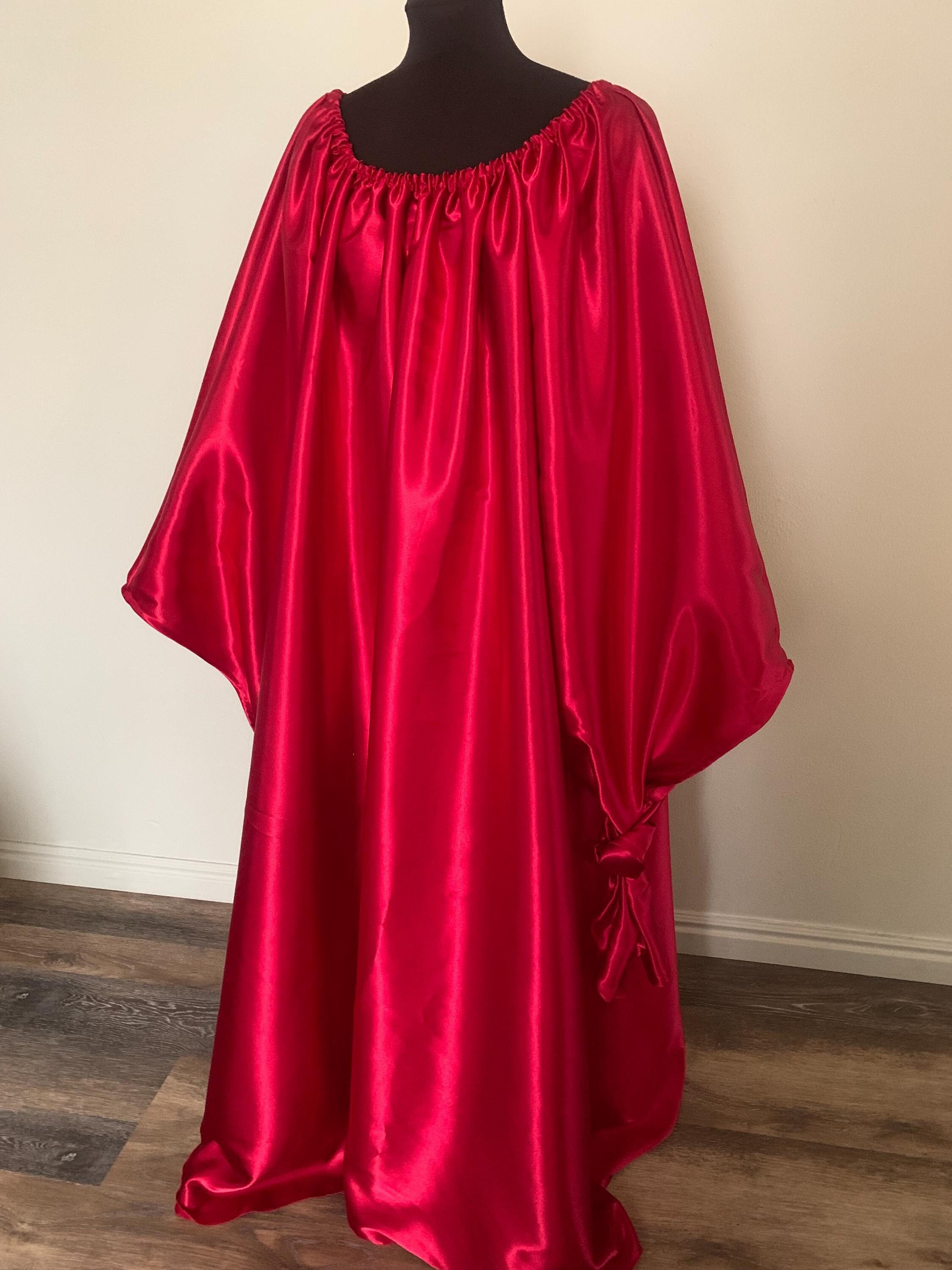 red chemise dress Feminine Silk Chemise
