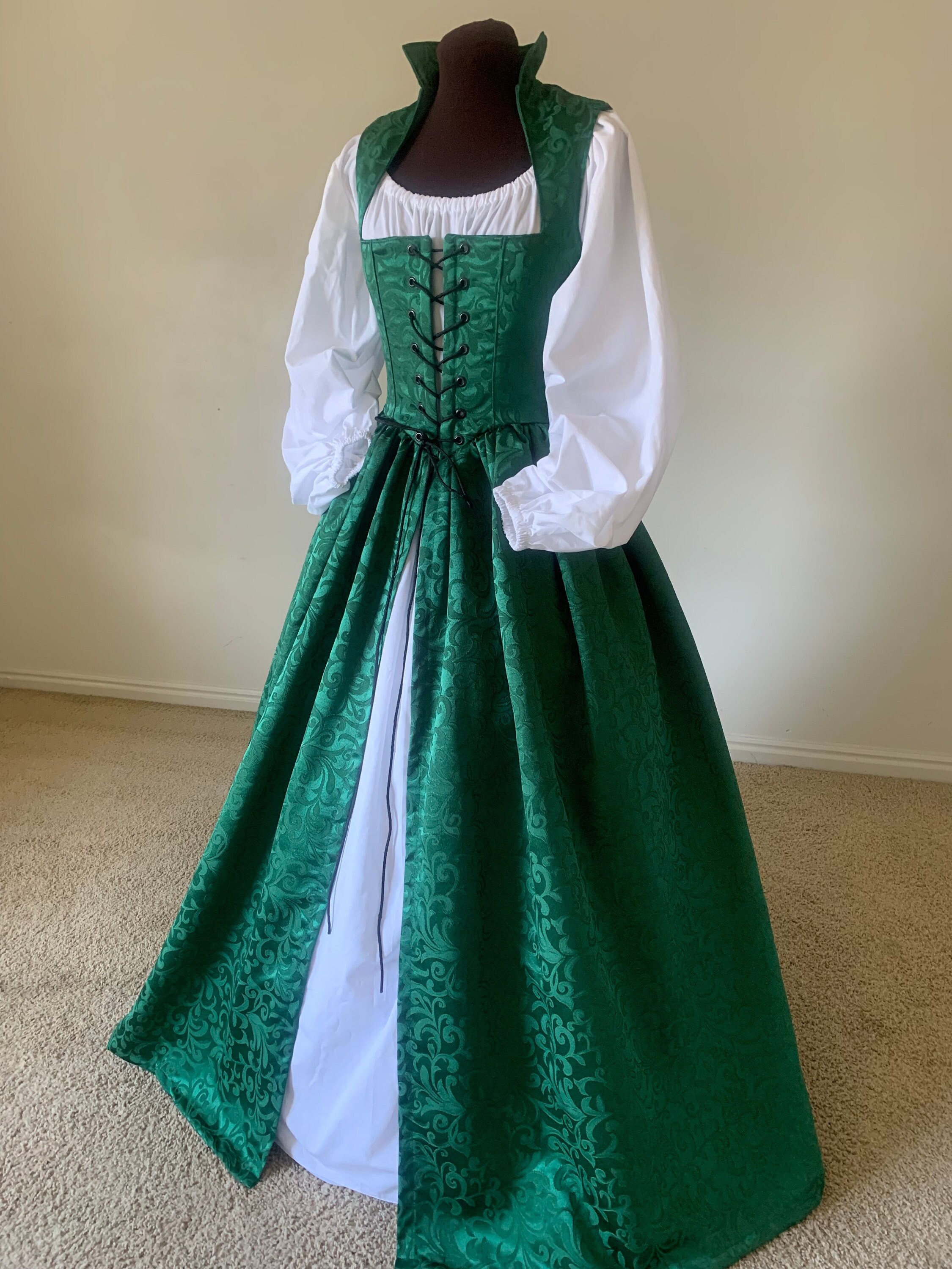 green celtic dress Celtic Robe Maxi Dress main image 1