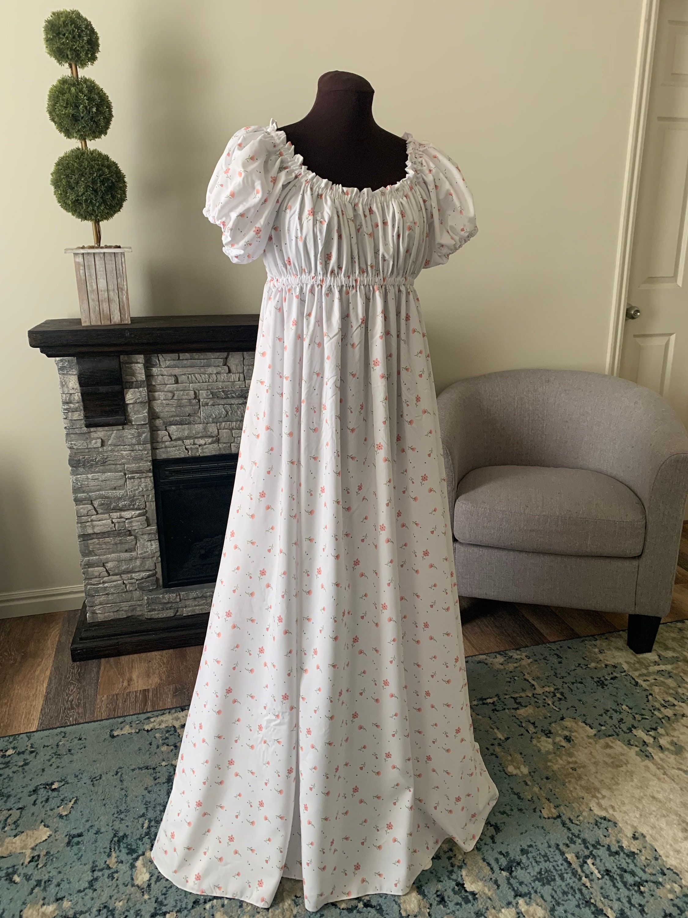 Floral Print Dress Jane Austin 