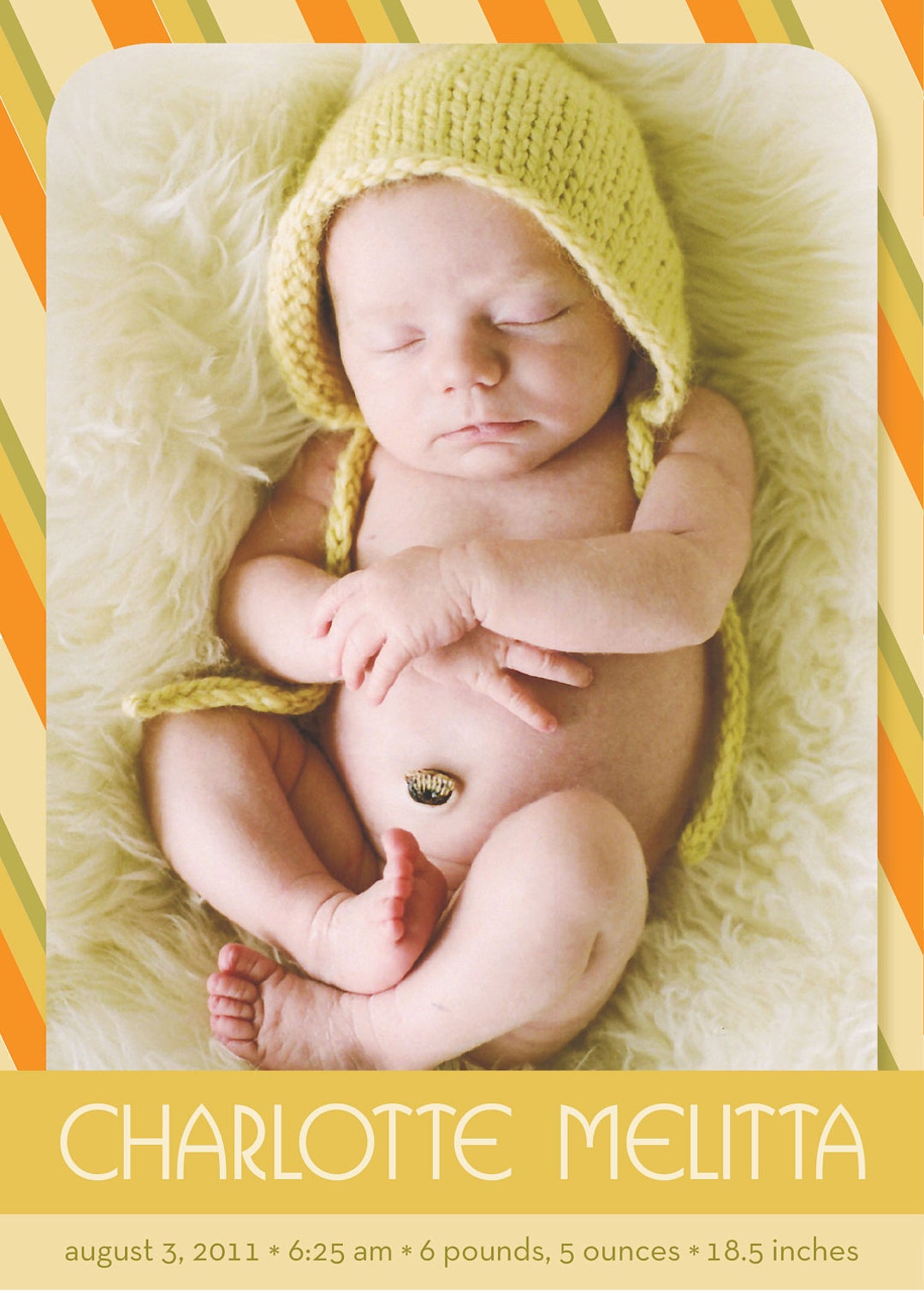 Printable Birth Announcement - Fall Color Scheme - Etsy