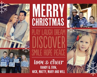 Printable Holiday Photo Card - Discover