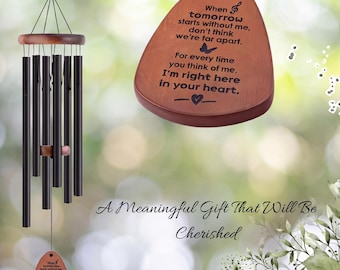 Memorial Wind Chimes, Sympathy Gift, Remembrance Decor, Funeral Tribute, Loss of Mother, Gifts For Loss Of Loved One, Bereavement Keepsake