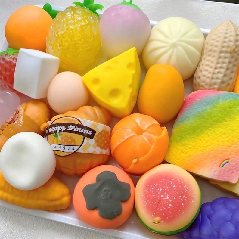 Food Squishy Blind Box, Slow Rebound Stress Toy, Desktop Decor (random ...