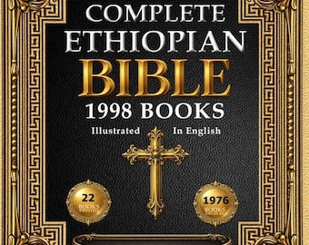 Complete Ethiopian Bible, Large Print, Illustrated, 88 Books, Apocrypha, Audiobook Included