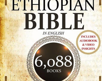 True Ethiopian Bible Complete Hardcover, 88 African Scriptures, Enoch, Jubilees, Apocrypha