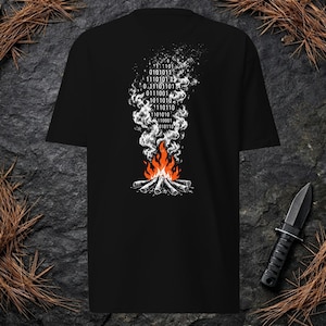 Camiseta Cyberpunk Fire Disconnect Protocol Graphic Tee Binary Code Shirt Industrial Darkwear Streetwear Campfire Static Brutalist Top