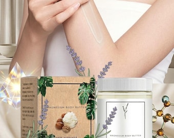 Mama Bear Oasis Neuropathy Cream Magnesium Body Butter Pain Relief Moisturizing Skincare Balm US