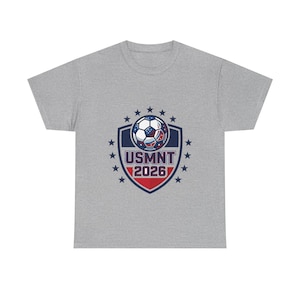 USMNT 2026 Shield voetbalshirt | T-shirt met Amerikaans voetballogo afbeelding 6