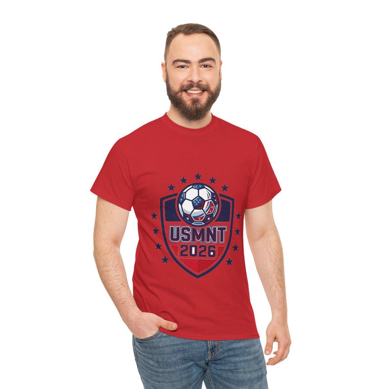 USMNT 2026 Shield voetbalshirt | T-shirt met Amerikaans voetballogo afbeelding 4