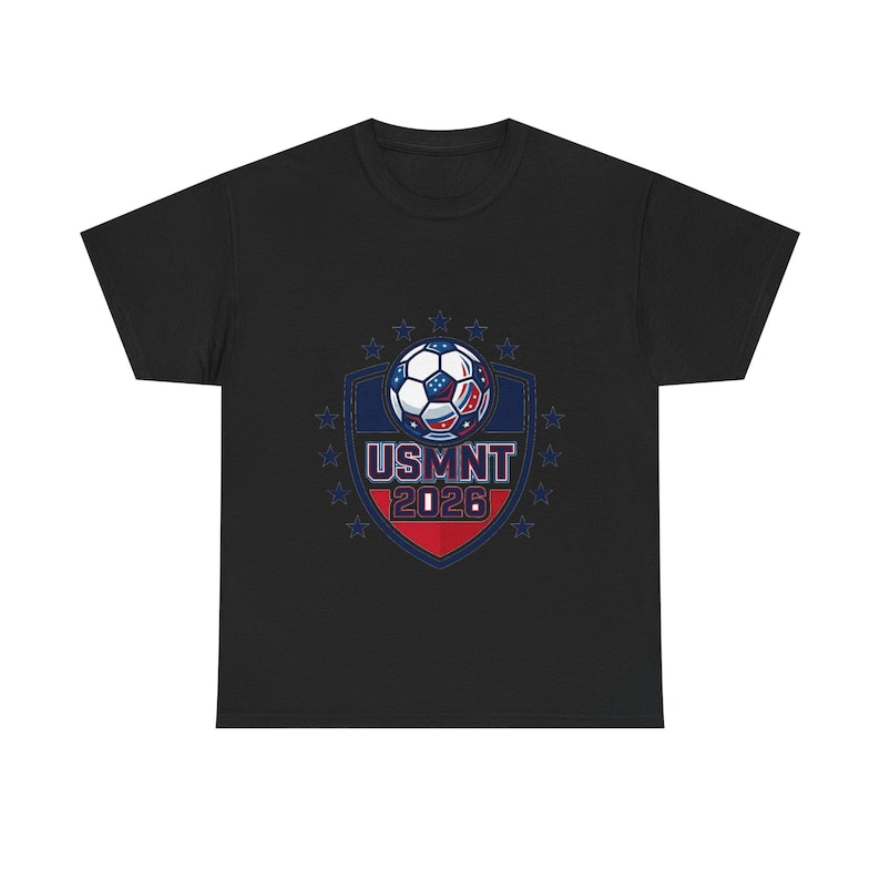 USMNT 2026 Shield voetbalshirt | T-shirt met Amerikaans voetballogo afbeelding 5