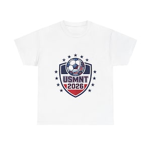 USMNT 2026 Shield voetbalshirt | T-shirt met Amerikaans voetballogo afbeelding 2