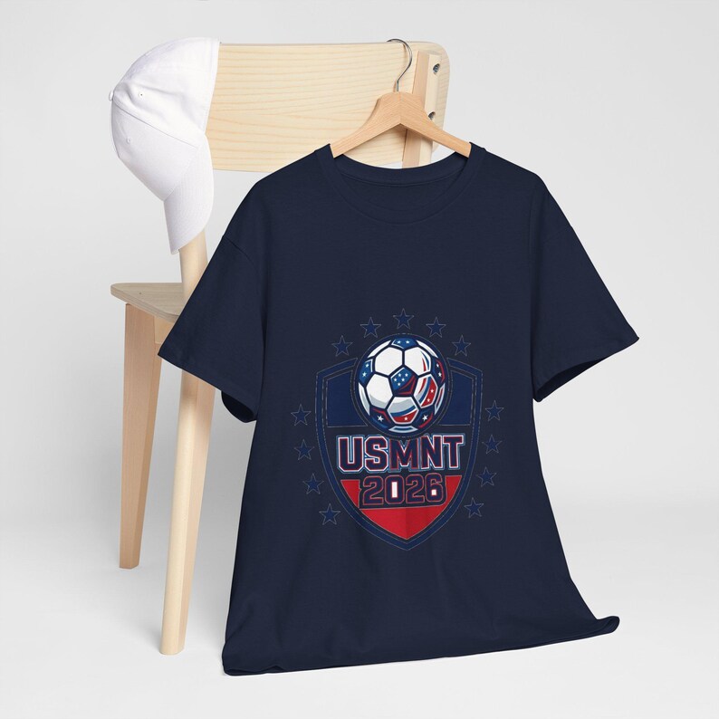 USMNT 2026 Shield voetbalshirt | T-shirt met Amerikaans voetballogo afbeelding 13