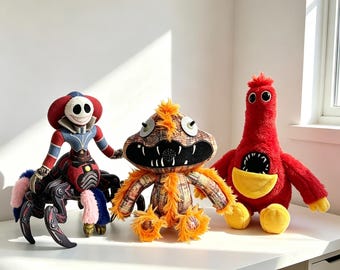 Poppy Playtime Chapter 5 Cham Plush, 1006 Prototype Clown Doll, Horror Game Peripheral Stuffed Toy, In Stock