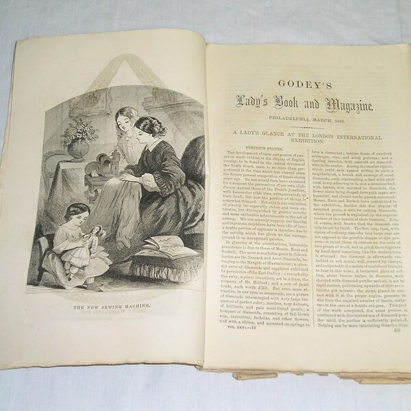 Godey's Lady's Book and Magazine - March 1863.