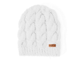 Cable Knit Beanie Hat for Women | Several Colors