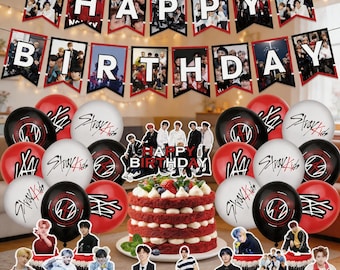 Stray Kids Birthday Decor Kit – Complete Party Supplies for K-Pop Fans